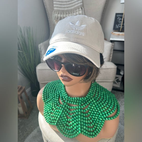 ✨NEW Adidas Light khaki Cap with White Emblem - Picture 7 of 7